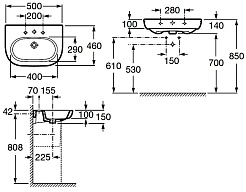 Roca Раковина "Meridian-N" 327244000 – фотография-4