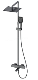 Oliveeka Душевая система D OL-739901-BGM матовый оружейный металл – фотография-1