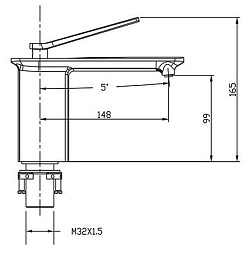 Timo Смеситель для раковины Halti 4161/ 00F – фотография-2