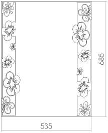Mixline Зеркало Шарм Флора 53.5 – фотография-2