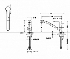 Promo Смеситель для кухни Stream F73783C-2 – фотография-2