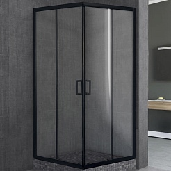 Royal Bath Душевой уголок RB 100HPD-T-BL 100х100х185 – фотография-1