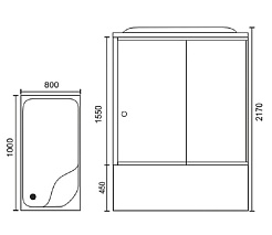 Royal Bath Душевая кабина RB 8100BP6-WT-CH R – фотография-4
