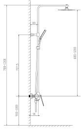 Timo Душевая система Halti SX-4190/00 chrome – фотография-2
