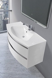 BelBagno Тумба с раковиной PROSPERO BB600DVC-PAT/BO Bianco Opaco – фотография-4
