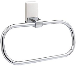 WasserKRAFT Держатель полотенец кольцо Leine K-5060WHITE – фотография-1