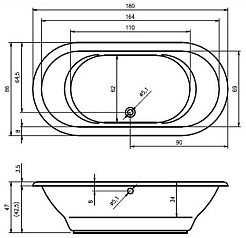 Riho Акриловая ванна Seth 180 – фотография-2