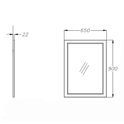 Opadiris Мебель для ванной Омега 65 белая матовая – фотография-12