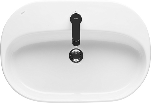 Акватон Мебель для ванной с белой столешницей Либерти 75 Одри Round дуб эльвезия – картинка-7