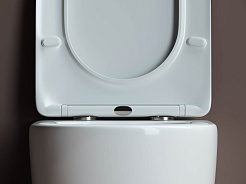 Ceramicanova Подвесной унитаз Mia Rimless CN1805 белый – фотография-4