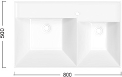 Ceruttispa Мебель для ванной Maiella 80 подвесная серая – фотография-9