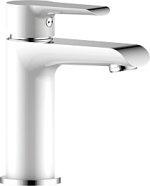 Rossinka Смеситель для раковины W35-12 белый/хром – фотография-1