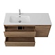 BelBagno Тумба с раковиной Kraft 100 L подвесная Rovere Nebrasca Nature – картинка-13