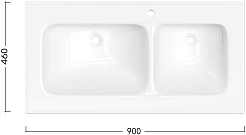 Ceruttispa Мебель для ванной Oglio 90 подвесная серая – фотография-8