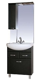 Misty Мебель для ванной Стелла 65 L с б/к венге – фотография-1