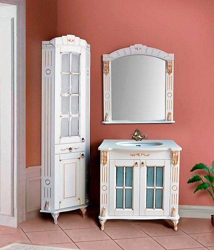 Атолл Тумба с раковиной Александрия 85 K дорато – картинка-3