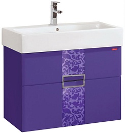  Тумба с раковиной "Edel" фиолетовая – фотография-1