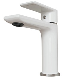 Mixline Смеситель для раковины 35k ML33-04 "City White" белый/хром – фотография-2