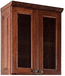 Водолей Шкаф навесной Дубини 60 Орех – фотография-1