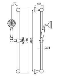 Cezares Душевой комплект OLIMP-SD-02 – фотография-2