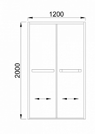 Royal Bath Душевое ограждение RB-F-2011-1200 – фотография-7