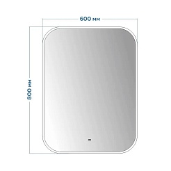 Teymi Зеркало Solli 60/80 LED сенсор на взмах T20204IR – фотография-4