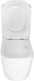 Azario Унитаз-компакт Riano AZ-1305A безободковый с бачком с сиденьем микролифт белый – фотография-8