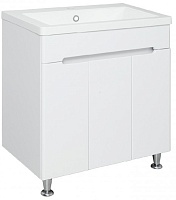 Runo Тумба с раковиной Парма 75 напольная, 3 двери