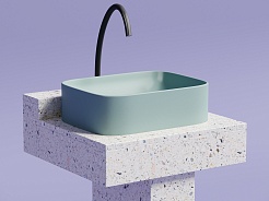 Ceramicanova Мебельная раковина Element 50 CN6052MLG зелёный матовый – фотография-6