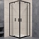 RGW Душевой уголок Passage PA-038B 90x90 профиль черный стекло прозрачное – фотография-6