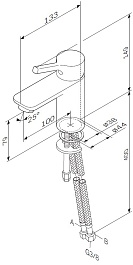 Am.Pm Смеситель для раковины X-Joy S F85B02100 – фотография-9