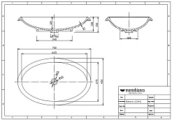 Montebianco Раковина Bolsena – фотография-3