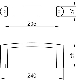 Keuco Поручень Elegance new 11621 хром – фотография-2