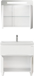 Onika Мебель для ванной Стрим 80.12 белая – фотография-6