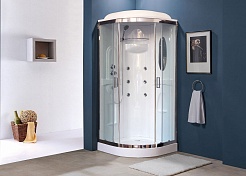 Royal Bath Душевая кабина RB 90HK2-T-CH прозрачное стекло – фотография-2