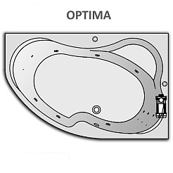 Kolpa San Акриловая ванна Lulu 170x110 R Optima – фотография-3