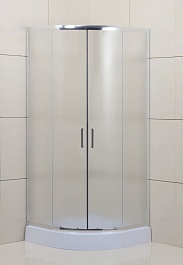 BelBagno Душевой уголок Uno 100/100 UNO-195-R-2-100-P-Cr стекло рифленое – фотография-1