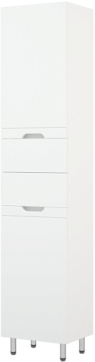 Corozo Шкаф пенал Лея 40 Z2 белый с б/к – картинка-3