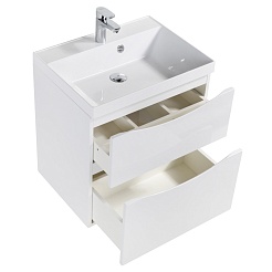 BelBagno Тумба с раковиной Marino-H60 70 подвесная Bianco Lucido – фотография-3
