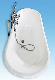 Elegansa Чугунная ванна Sabine White – фотография-3