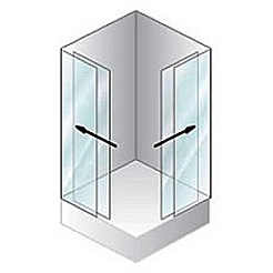 Kolpa San  Душевой уголок Q-line TKK 70х70 – фотография-4