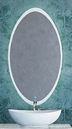 Velvex Зеркало для ванной Luna 60 – фотография-1