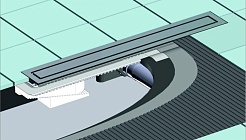 BERGES Wasserhaus Душевой лоток Top Stark 700 092150 золото – фотография-6