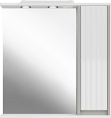 ASB-Mebel Зеркальный шкаф Мирано 75 R слоновая кость