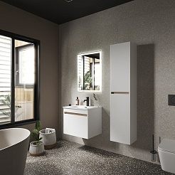 Sancos Тумба под раковину Smart 60 белый глянец – фотография-3