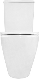 Azario Унитаз-компакт Grado AZ-2141 UQ1 безободковый с бачком с сиденьем микролифт белый – фотография-4