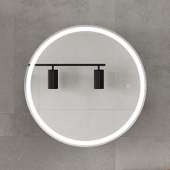 Equil Зеркальный шкаф Smile D70 графит софт – фотография-2