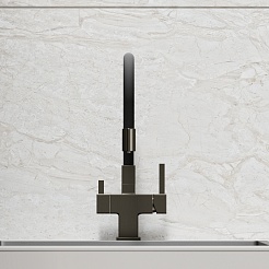 Sancos Смеситель для кухни Arno SC4005GG вороненая сталь – фотография-4