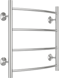 Terminus Полотенцесушитель водяной Классик П4 500x500 хром – фотография-2