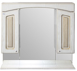 Mixline Мебель для ванной Крит 85 патина золото – фотография-5